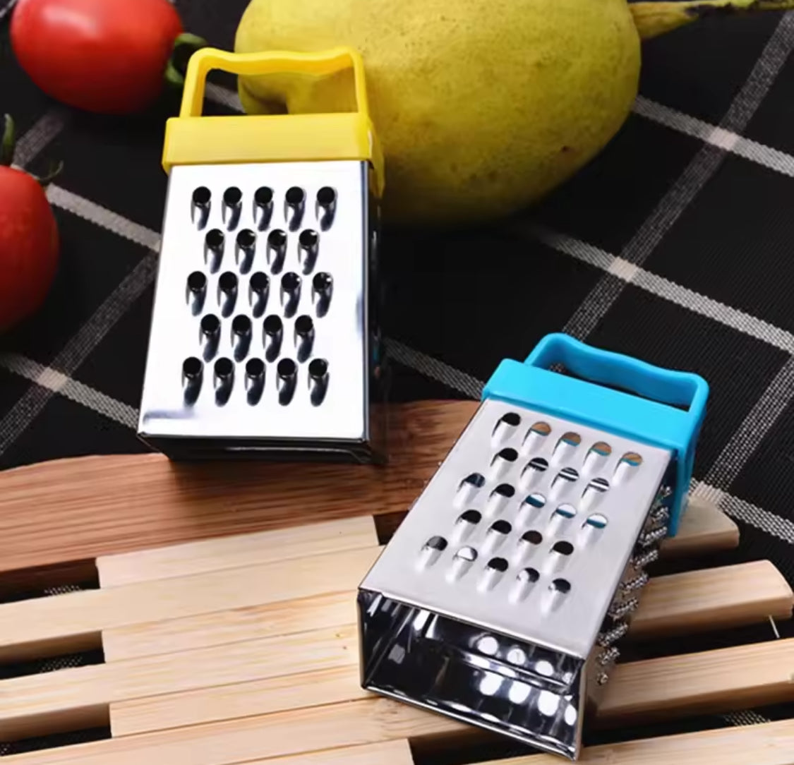 Stainless Steel Mini Grater, Mini Four Sided Grater, Stainless Steel Cucumber Slicer, Mini Cheese Grater, Stainless Steel Mini Vegetable Slicer