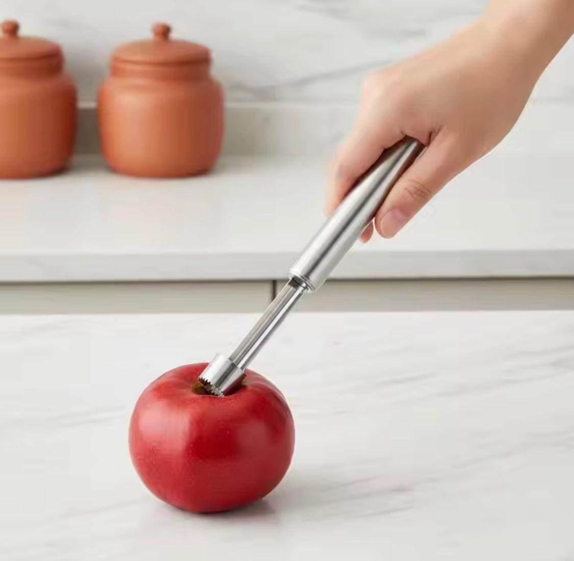 Stainles Steel Fruit Core Remover Cutter, Fruit Seeds Remover, Kitchen Gadgets, Home Vegetable Tool