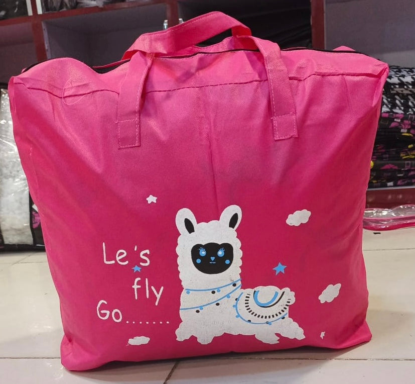 Children Comforter Bag, Foldable Storage Box Bag, Portable Multifunction Storage Bag, Closet Organizer Moving Tote Bag, Reinforced Handles Zippered Organizer, Large Capacity Childbirth Bag