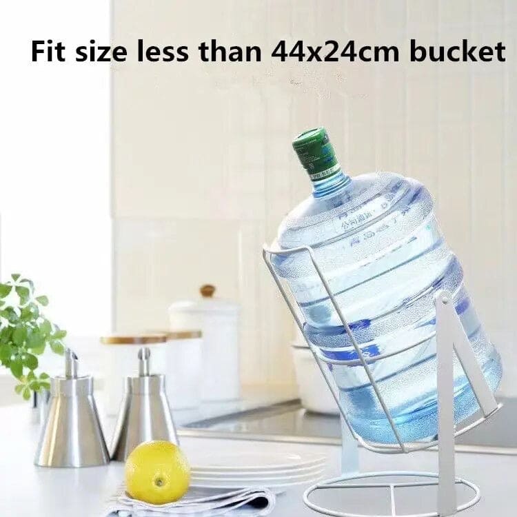 Galon Dispenser Bracket, 360 Degree Inverted Water Stand, Portable Stainless Steel Water Jug Stand, Water Bottle Stand Rack, Kitchen Water Galloon Cage