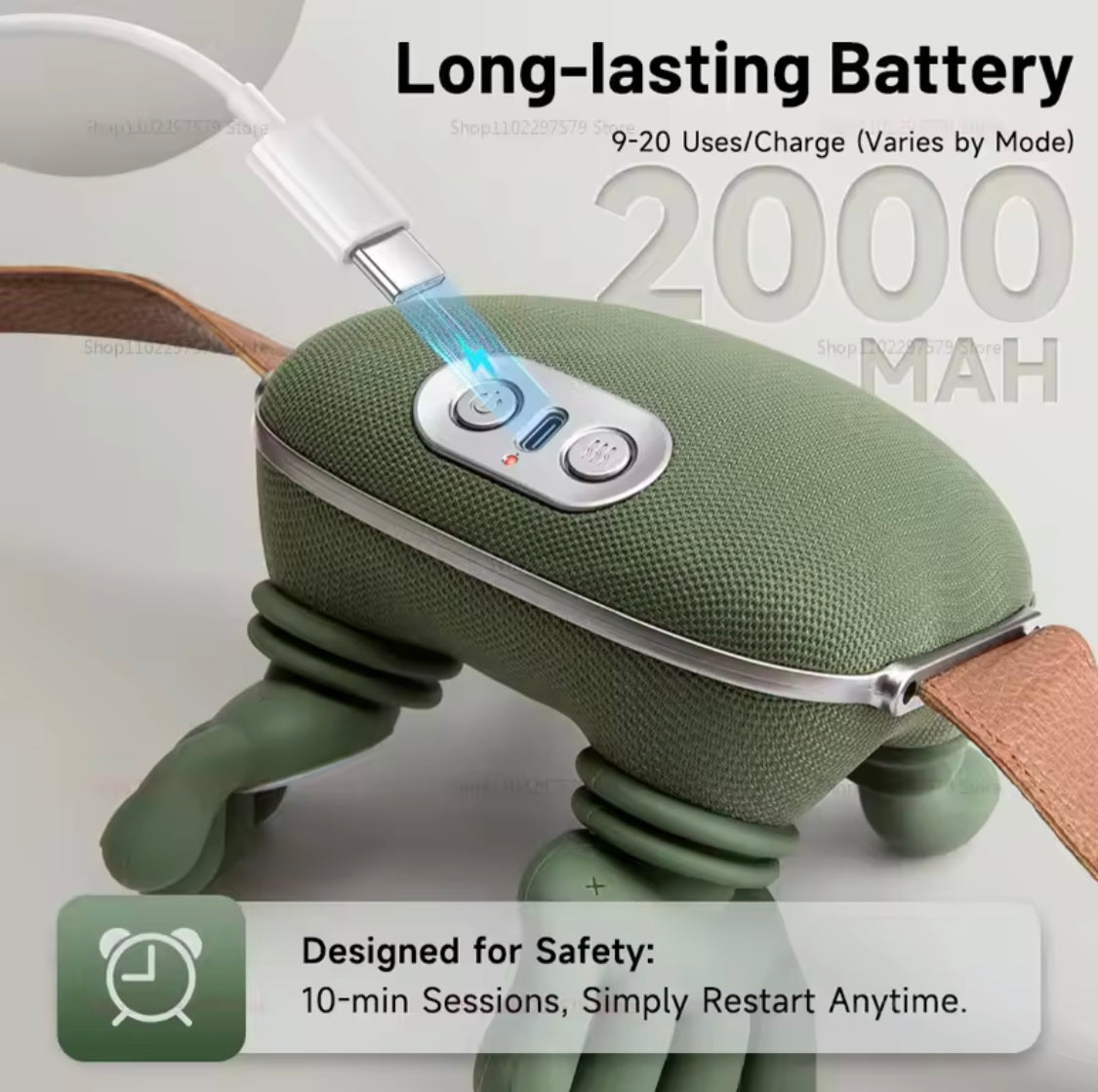 Heated Pillow Neck And Back Massager, Bionic Neck Shoulder Massager, Electric Kneading Muscles Massager