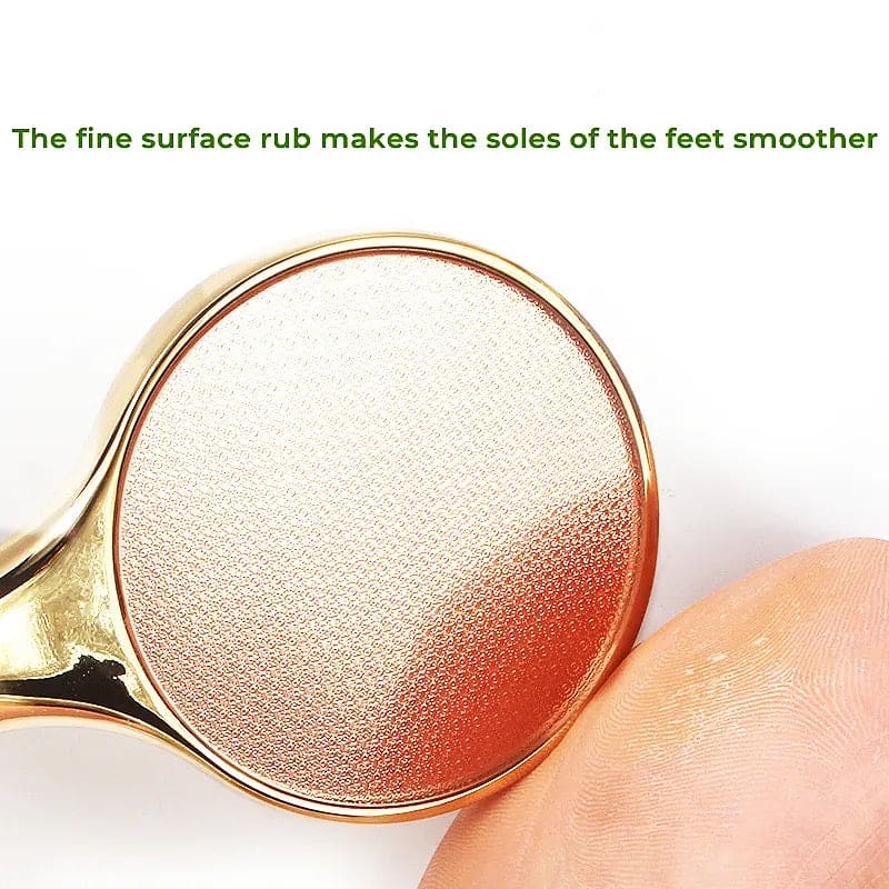 Double Sided Foot Filer, Portable Feet Rasp Grater, Callus Coarse Dead Skin Remover, Household Salon Pedicure Tool, Portable Handle Rub Pedicure Tool for Home