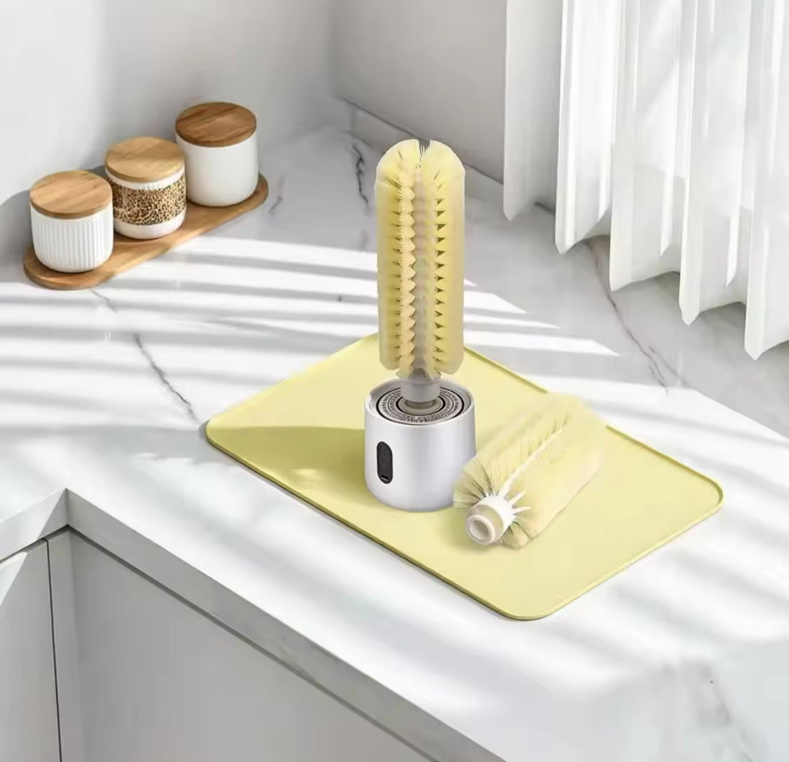 Automatic Glass Cleaner Brush, Electric Water Cup Scrubber, Kitchen Cleaning Gadget