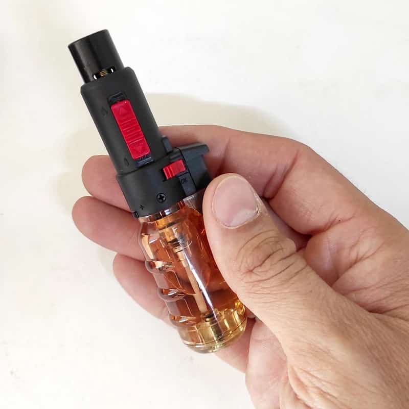 Refillable Jetflame lighter, Visible Air Tank Lighter, Inflatable Butane Gas Lighter