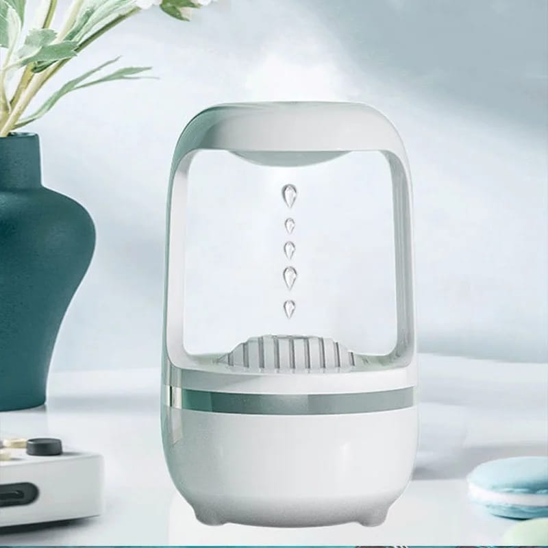 Water Droplets Air Humidifier, Cool Mist Maker, Led Display Anti-Gravity Humidifier