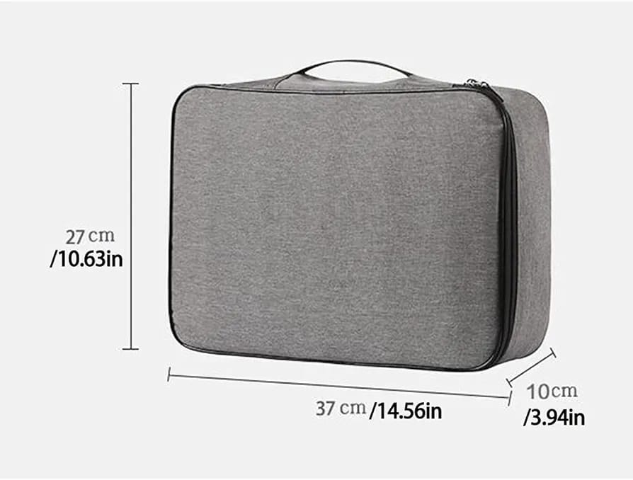 Multilayer Portable File Storage Bag, Portable Briefcase Hang Bag, High Quality Home Organizer Bag