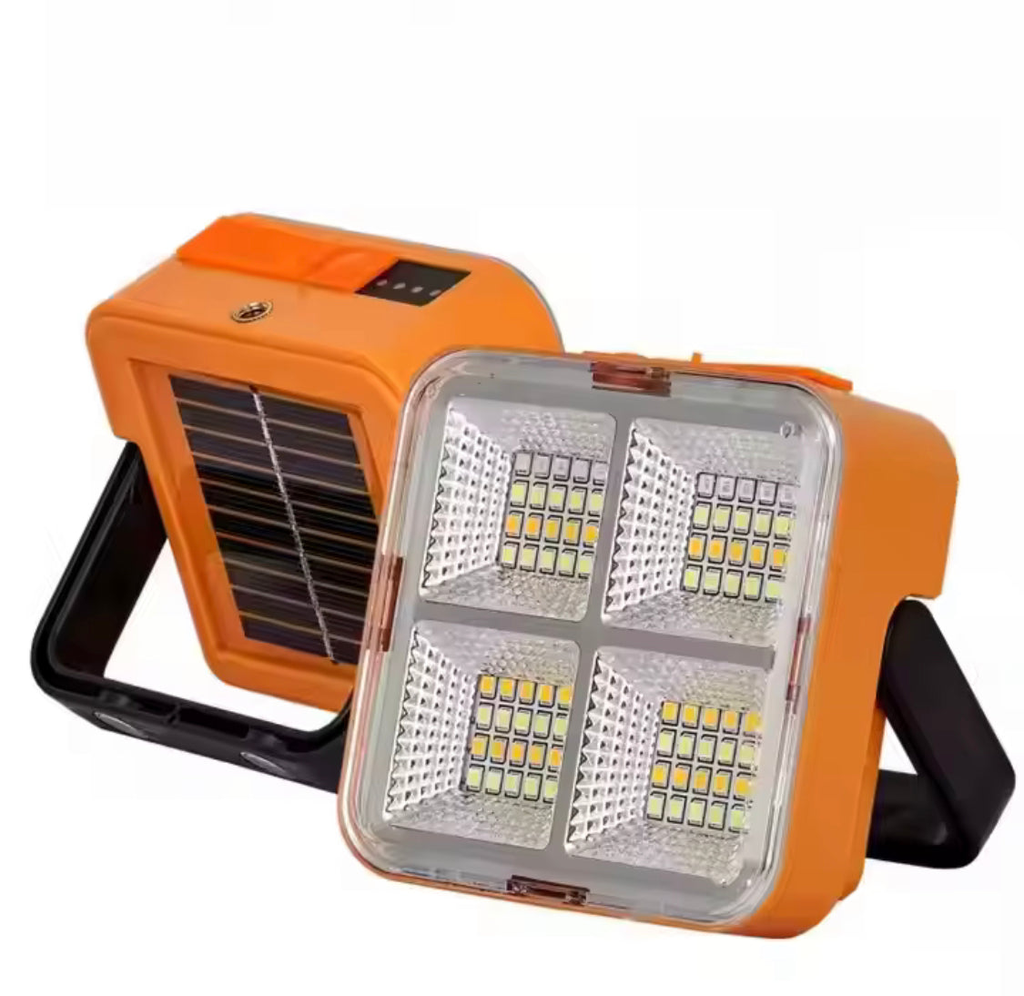 Rechargeable Outdoor LED Solar Floodlight, 500W Spotlight With Mobile Charging Pot, Camping Solar Light, Emergency Lamps Work Light, Handheld Flashlight Outdoor Tent Camping Lamp