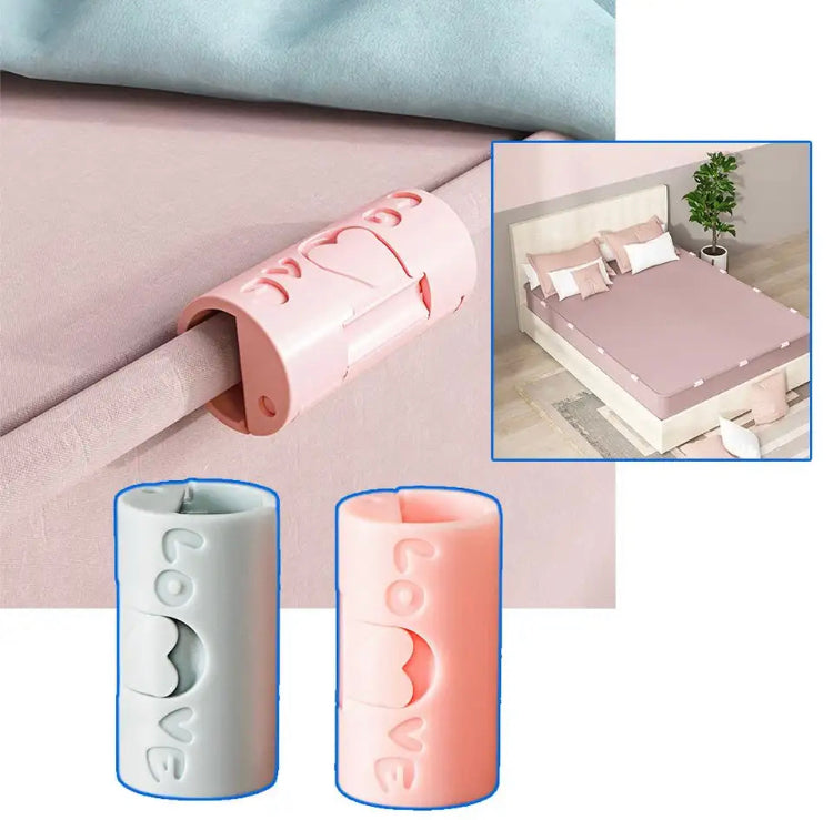 Set of 10 BedSheet Clips,  Plastic Non-slip Clamp Quilt Bed Cover Device, Curtain Blanket Buckles