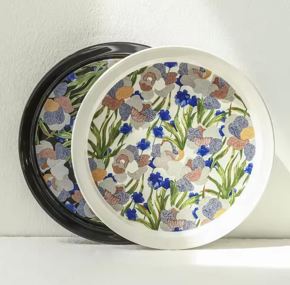 Vintage Painting Style Ceramic Mug With Saucer, Ceramic Cup With Steel Spoon, 1Pc Coffee Glass