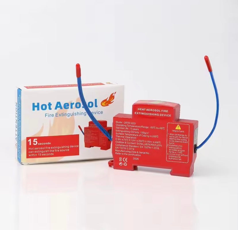 Electrical Panel Fire Extinguishing Device, Automatic Heat Activated Fire Suppression System,  Heat Aerosol Fire Extinguishers