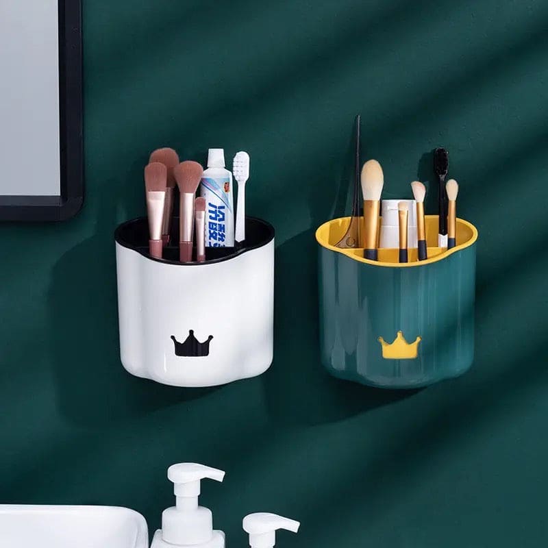 Multifunctional Crown Spoon Holder, Wall Mounted Chopsticks Cage Rack, Kitchen Bathroom Hanging Shelf, Multipurpose Wall Desktop Draining Rack, Wall Desktop Draining Rack