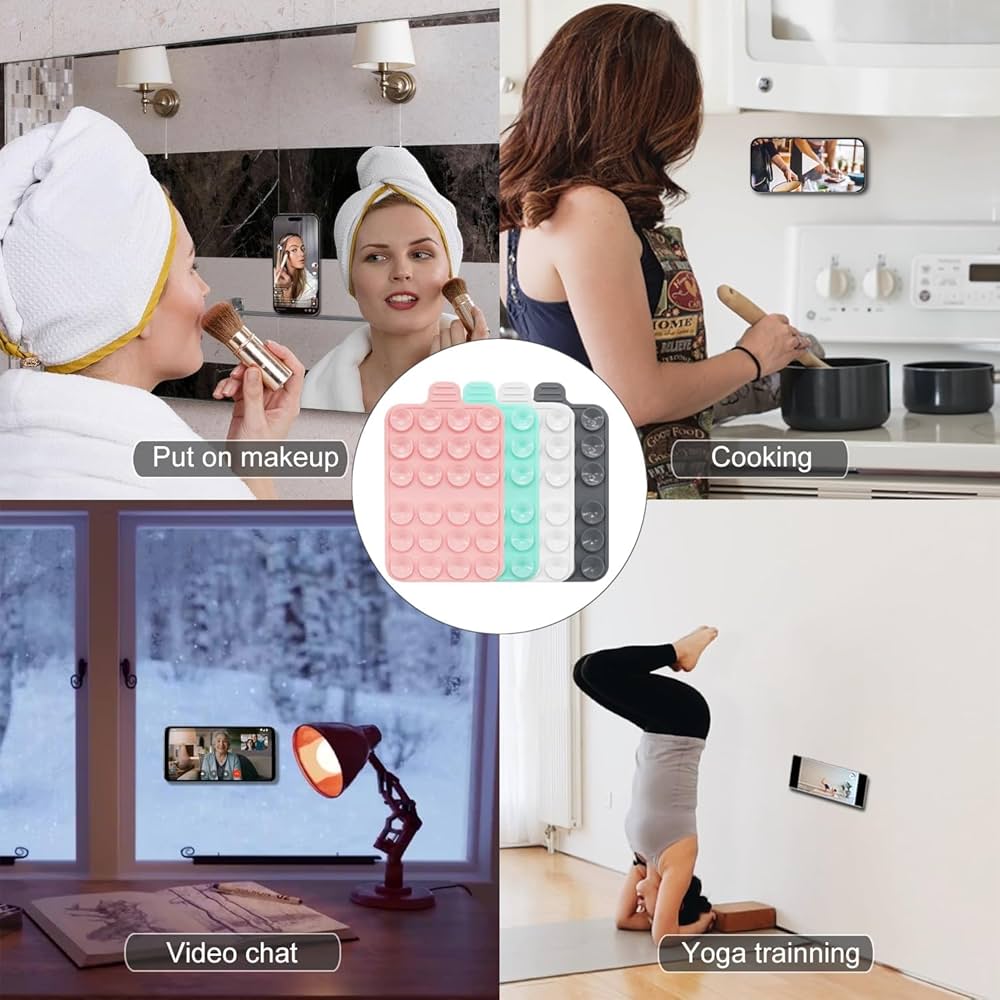 Silicone Suction Cup Phone Holder, Silicone Suction Pad For Mobile Phone, Mobile Phone Suction Cup, Anti Fall Silicone Suction Pad
