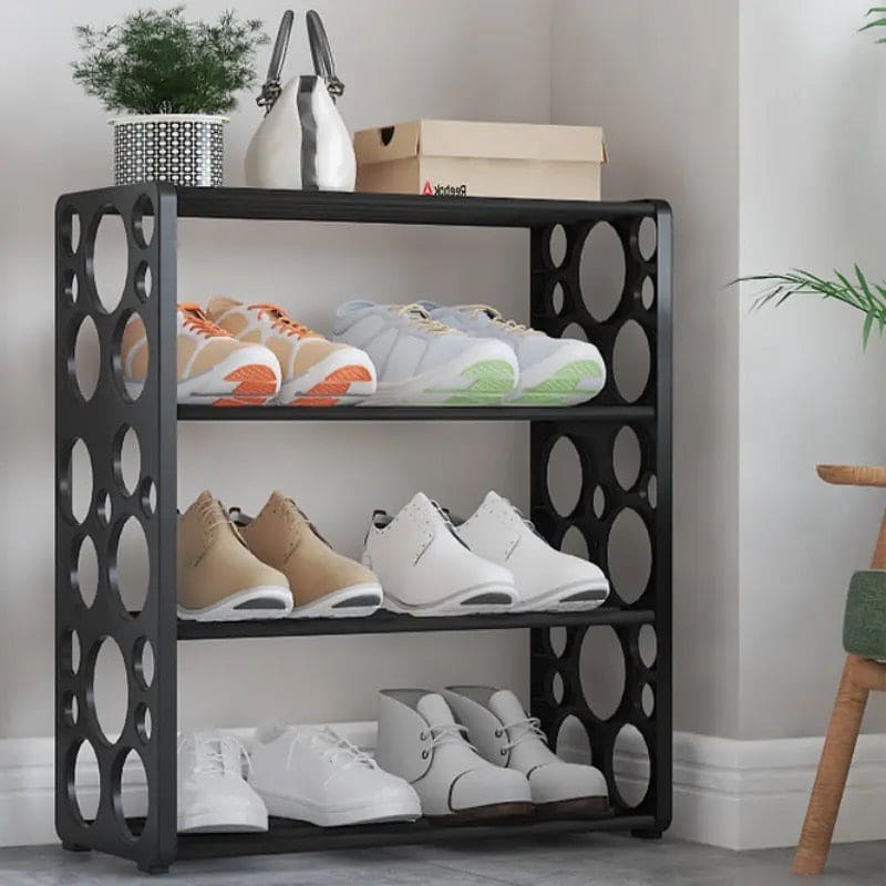 4 Layer Bubble Hole Shoe Rack, Creative Multilayer Shoe Rack, Multipur ...