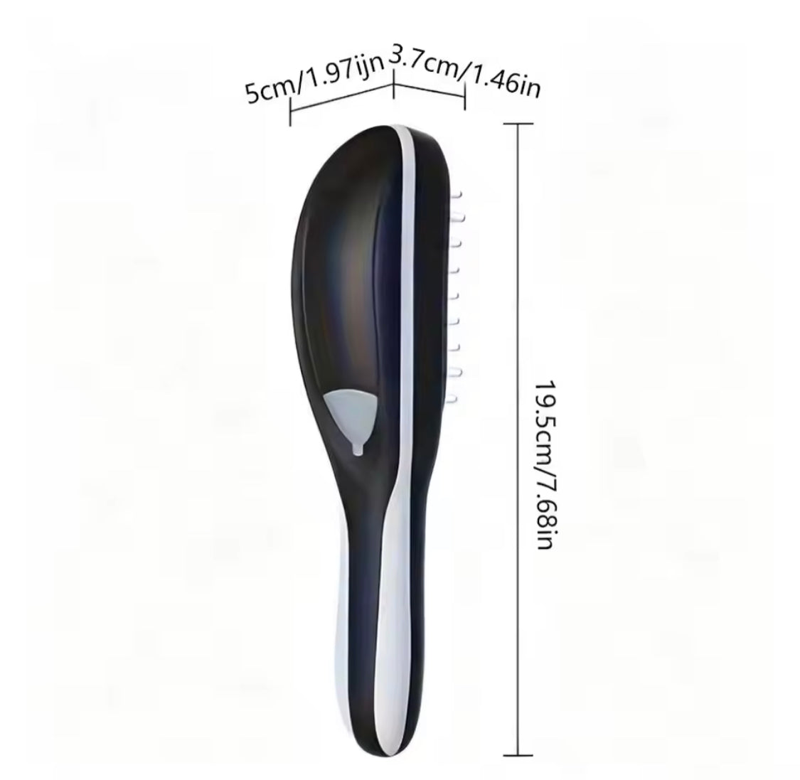 Ultrasonic Vibration Scalp Massager, Electric Scalp Massage Brush, Handheld Vibration Head Massager with Spray, Anti Hair Loss Scalp Massager