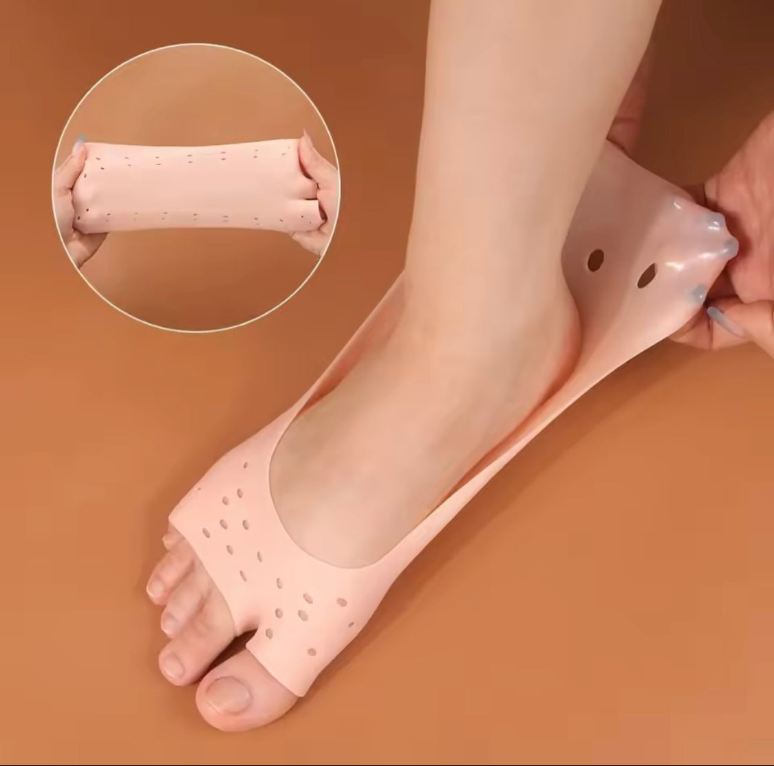 Silicone Half Gel Socks, Cracked Foot Peeling Socks, Soft Silicone Moisturizing Socks