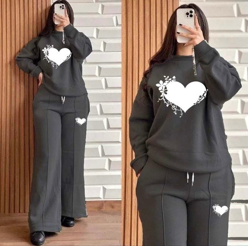 2pcs Baggy Style Women Winter Track Suit