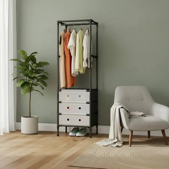 Multifunctional Metal Standing Coat Rack, Multi Layer Shoe Storage Rac ...