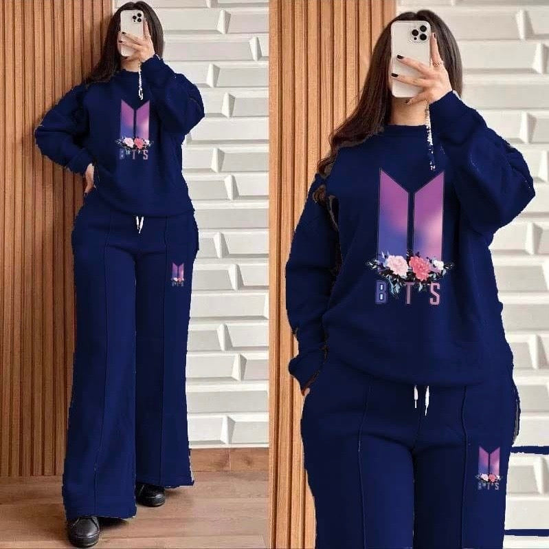 2pcs Baggy Style Women Winter Track Suit