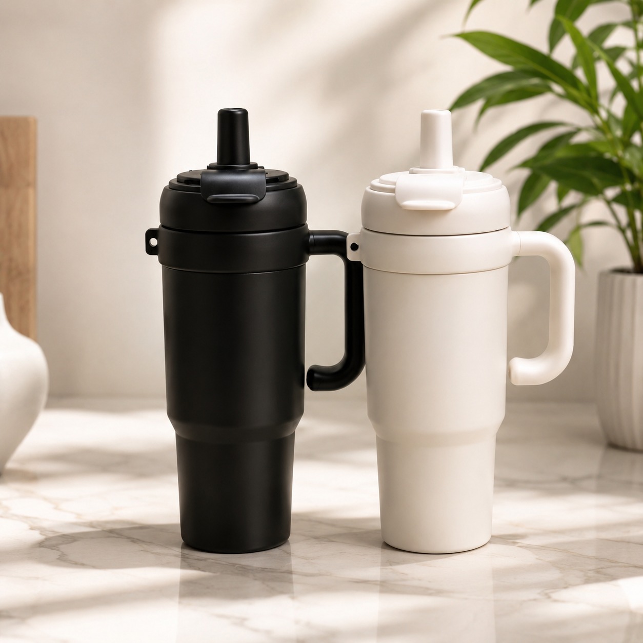 Double Wall Vacuum Tumbler,     Easy Grip Sports Vacuum Tumbler, 800ml Double Wall Vacuum Tumbler