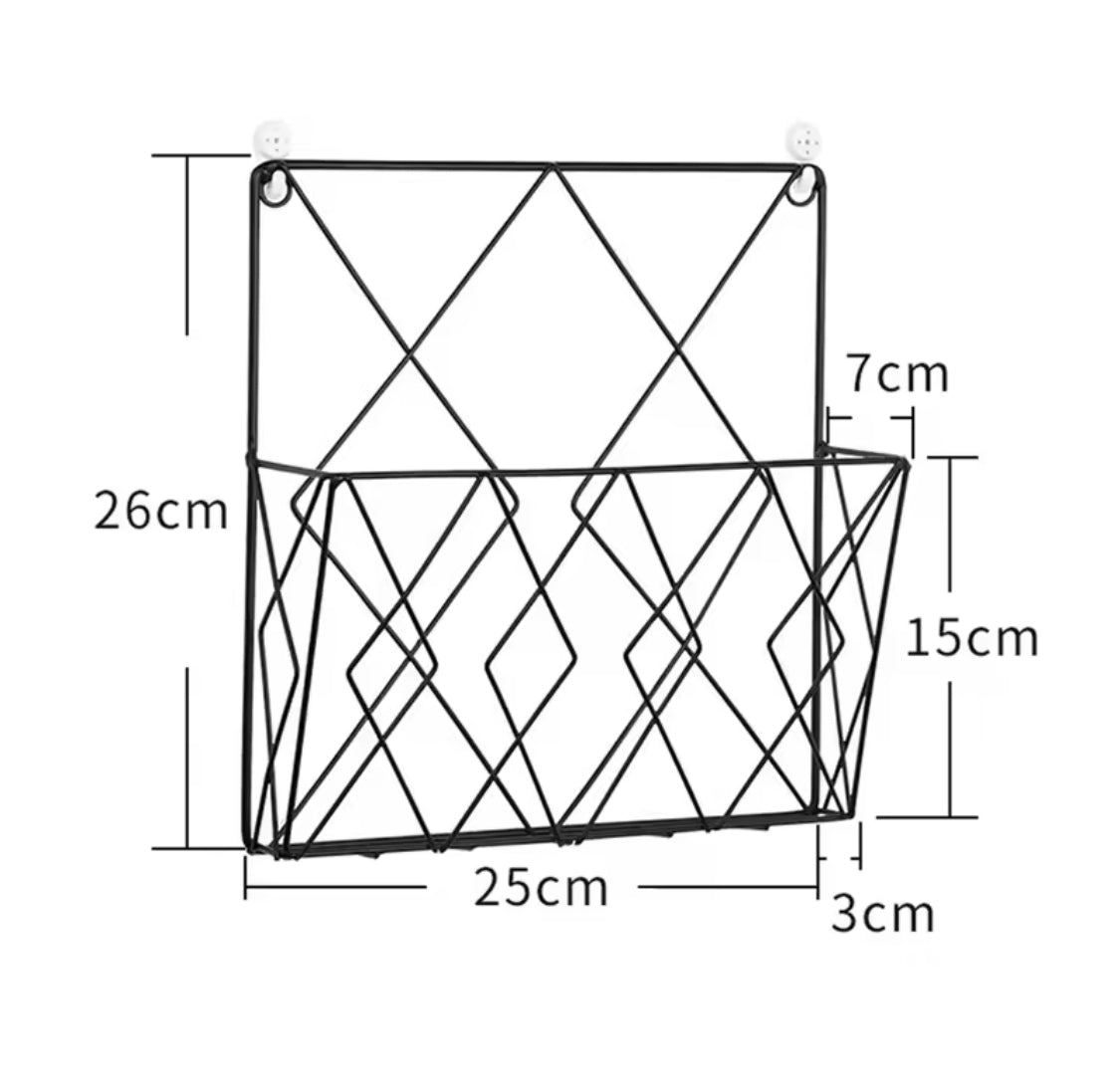 Wall Mounted Magazine Rack, Hanging Book Display Shelf, Magazine And Books Organizer