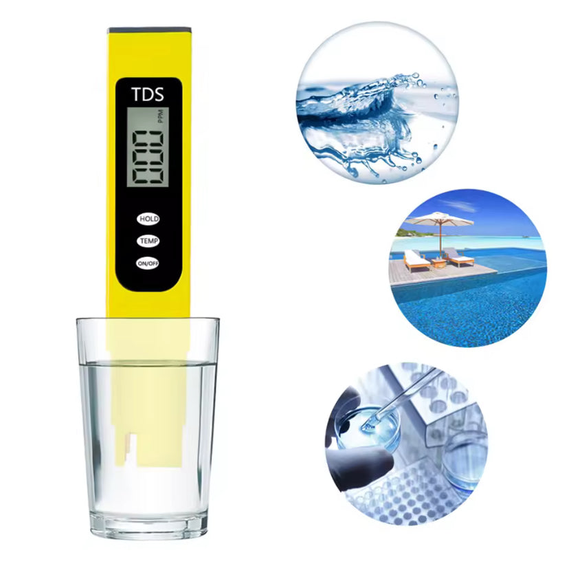 Portable Digital TDS Water Quality Tester, Water Testing Pen Filter, Meter Measuring Tools Accessory For Aquarium And Pool