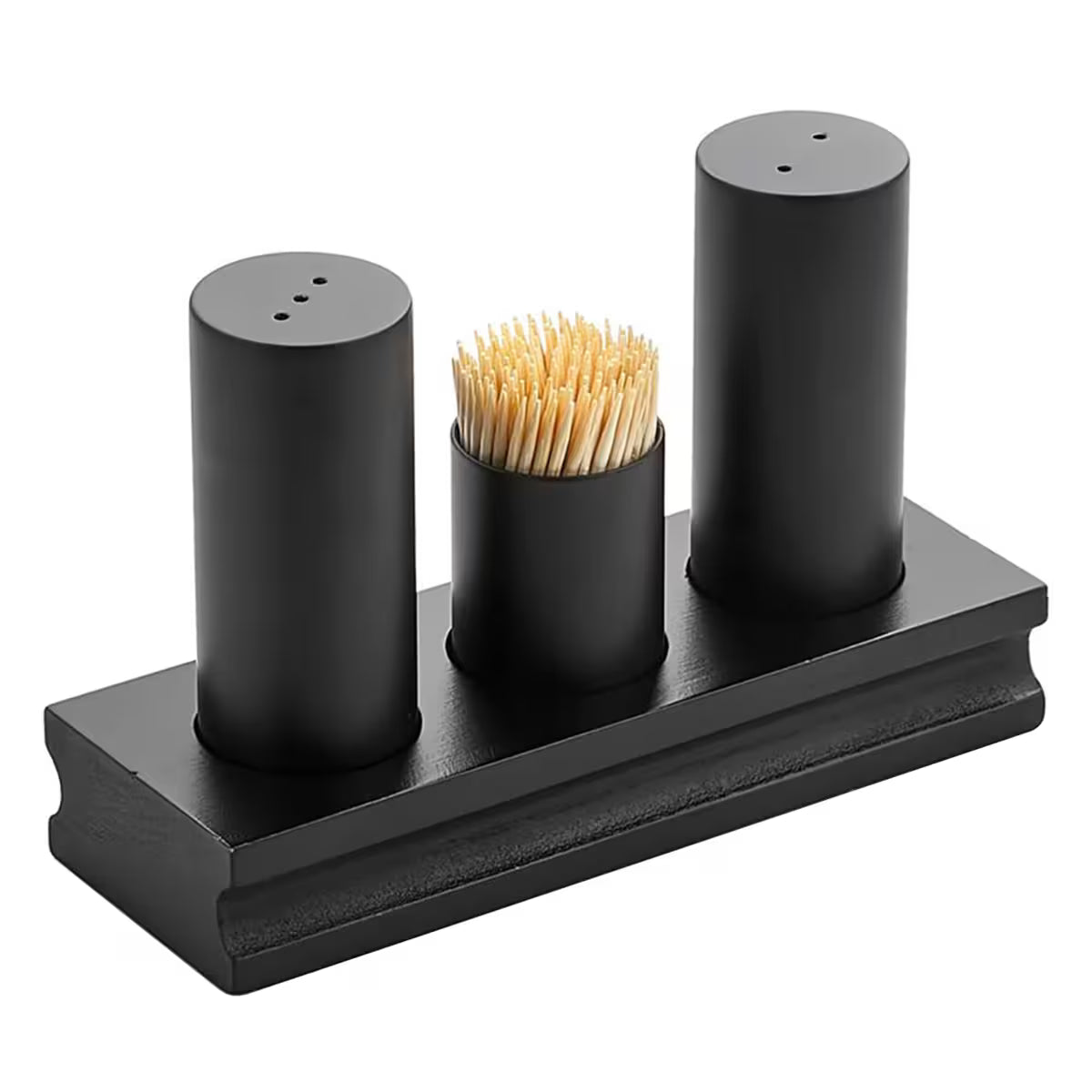 Nordic Dining Seasoning And Toothpick Holder, Minimalist Salt & Pepper Serving Set, Elegant Seasoning & Toothpick Dispenser