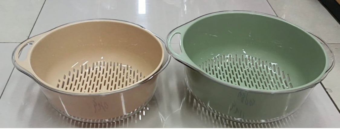 Vegetable Water Drain Basket, Drain Basket Kitchen Tools, Fruit Vegetable Washing Basket, Creative Colander Baskets Filter Shelf