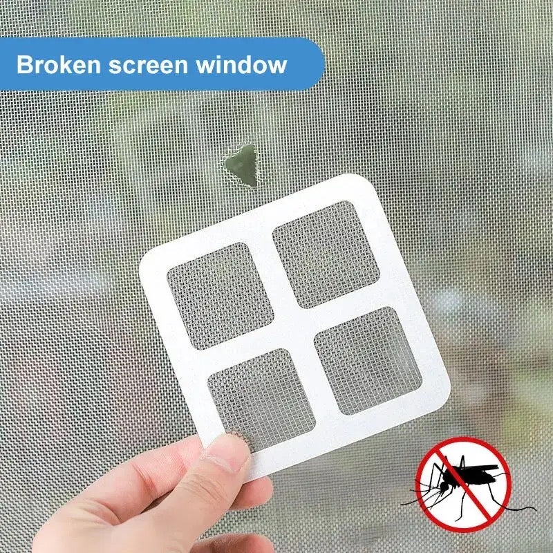 Window Net Mesh Sticker, Self Adhesive Hair Drain Sticker, Window Screen Repair Tape, Multifunctional Floor Drain Patch, Anti Blocking Wires Patch, Kitchen Bathroom Shower  Sticker