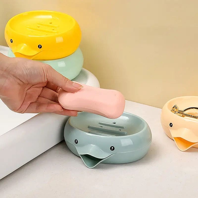 Duck Beak Soap Dish, Drainable Container Drain Dish Tray, Novelty Soap Dish, Soap Saver For Bathroom, Kitchen, Portable Countertop Soap Organizer
