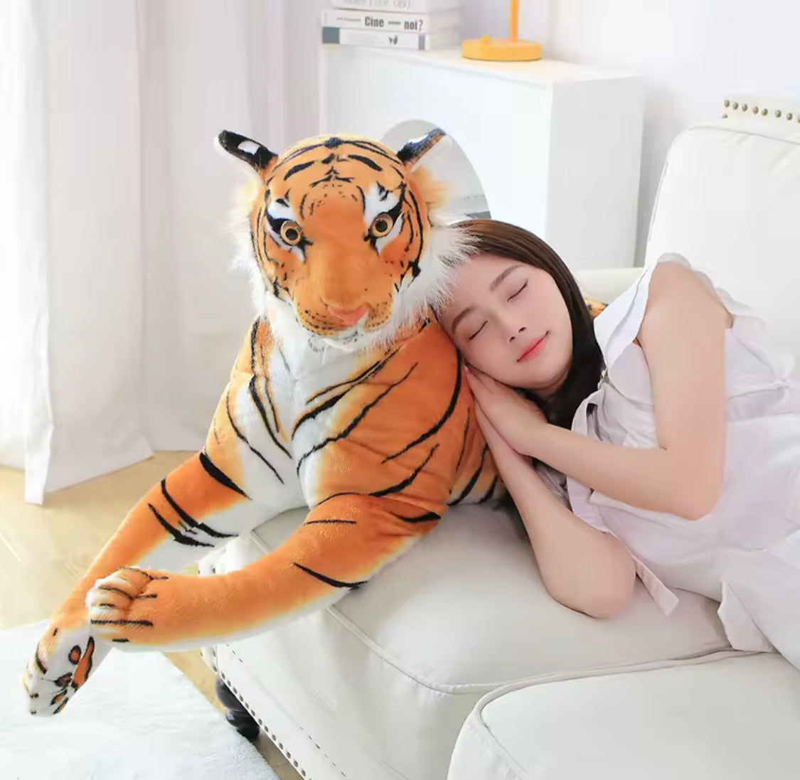 Cute Tiger Plush Toy, Super Soft Tiger Doll Plush Pillow, Fluffy Cute Tiger Plush Cushion