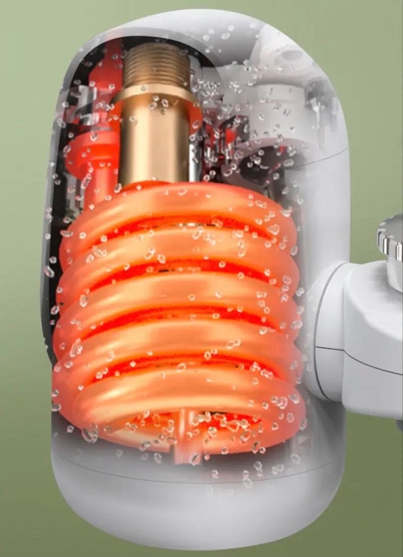 Electric Water Heater, Kitchen Tap Connector, Instant Cold Hot Water Faucet Adapter, Faucet Digital Display Water Heater, Digital Display Heating Tap, Water Heater for Bathroom Kitchen Faucet