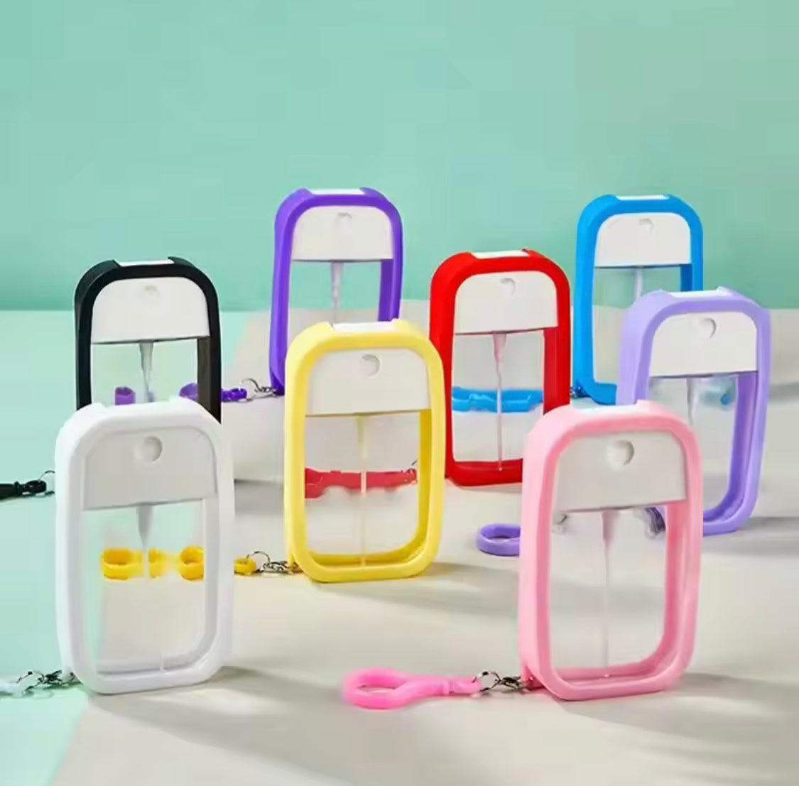 Portable Refillable Mist Bottle, Mini Hand Sanitizer Bottle, Pocket Size Mist Spray Refillable Bottle