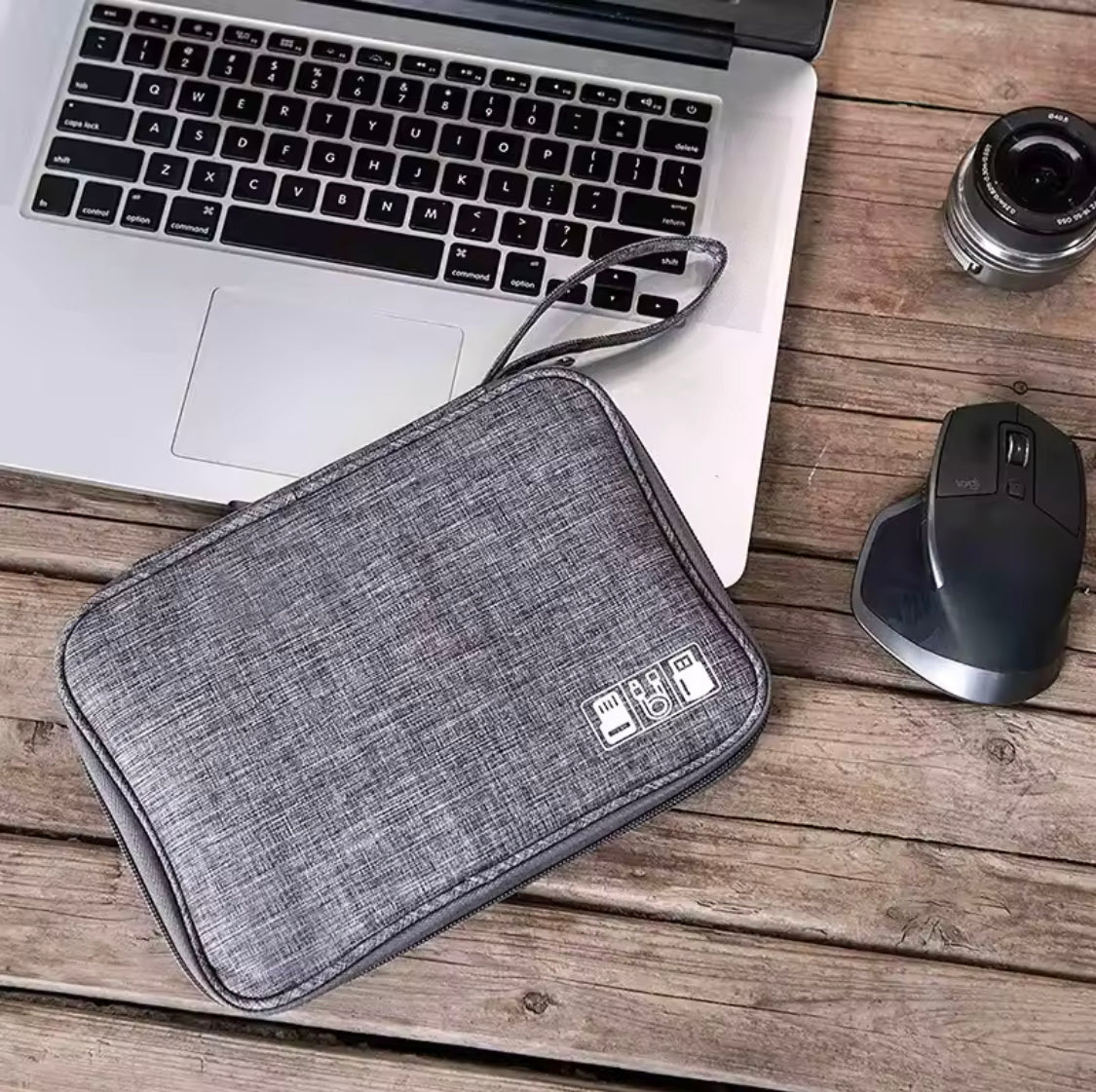 Multifunctional Cable Organizer Pouch, Travel Office Storage Bag, Electronic Accessories Storage Holder Bag