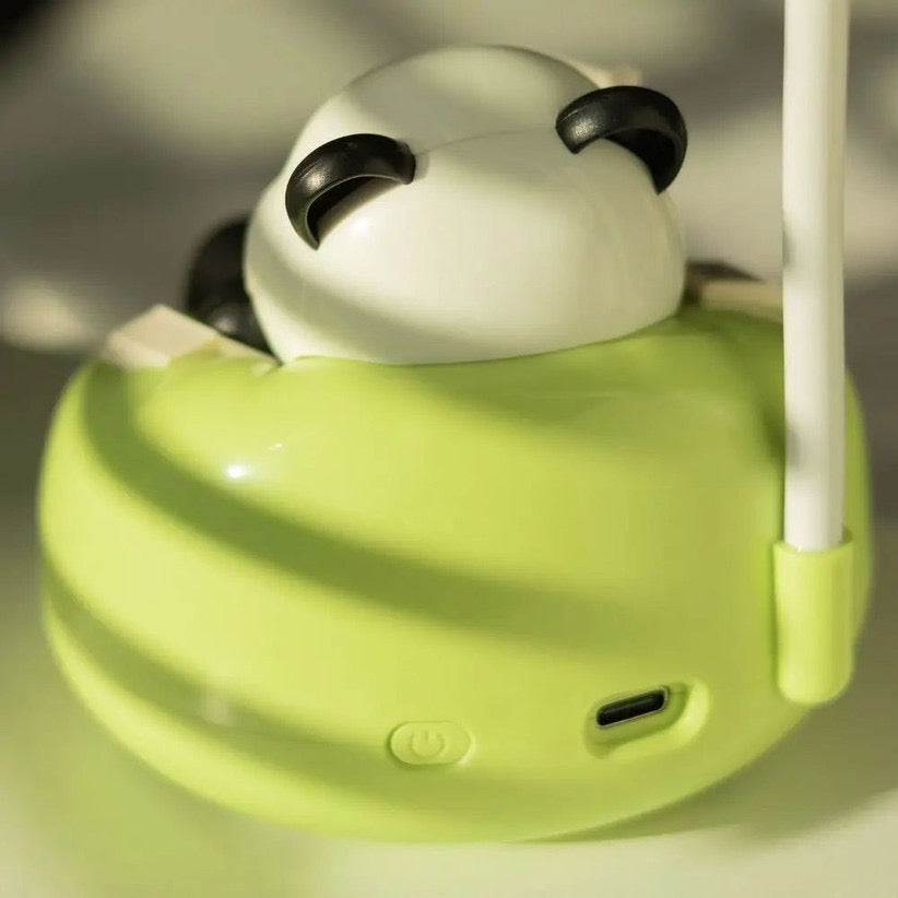 Cute Panda LED Desk Lamp with Phone Holder, Adorable Panda Reading Lamp, Adjustable Desk Lamp, Kids Study And Reading Table Light