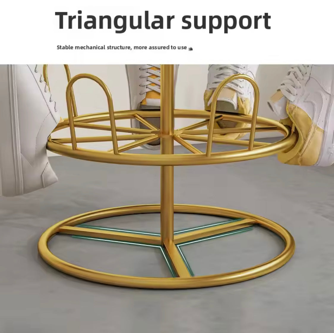 Drying Shoe Rack With Drain Plate, Rotating Drying Shoe Rack, Floor Standing Rotating Slipper Rack