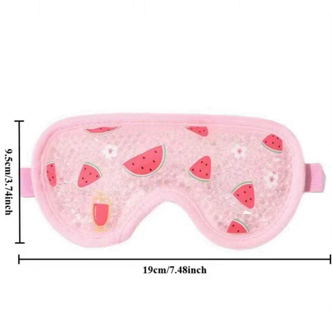 Reusable Cooling Eye Mask, Hot And Cold Therapy Eye Mask For Puffiness, Soothing Ice Pack Eye Mask, Cooling Eye Mask With Gel Bead