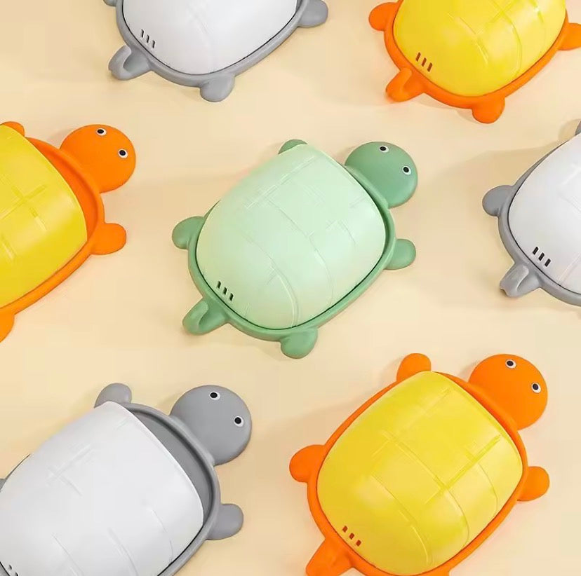 Turtle Design Toothbrush Holder, Creative Cute Mobile Holder, Wall Mounted Creative Soap Holder