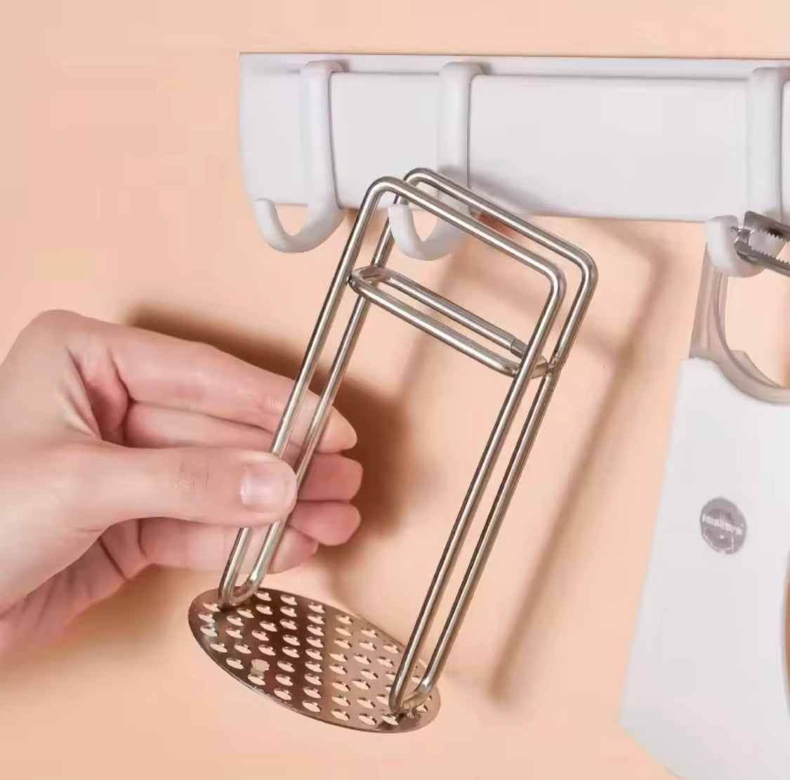 Stainless Steel Potato Masher,  Kitchen Tool for Baby Food Preparation, Manual Potato Masher