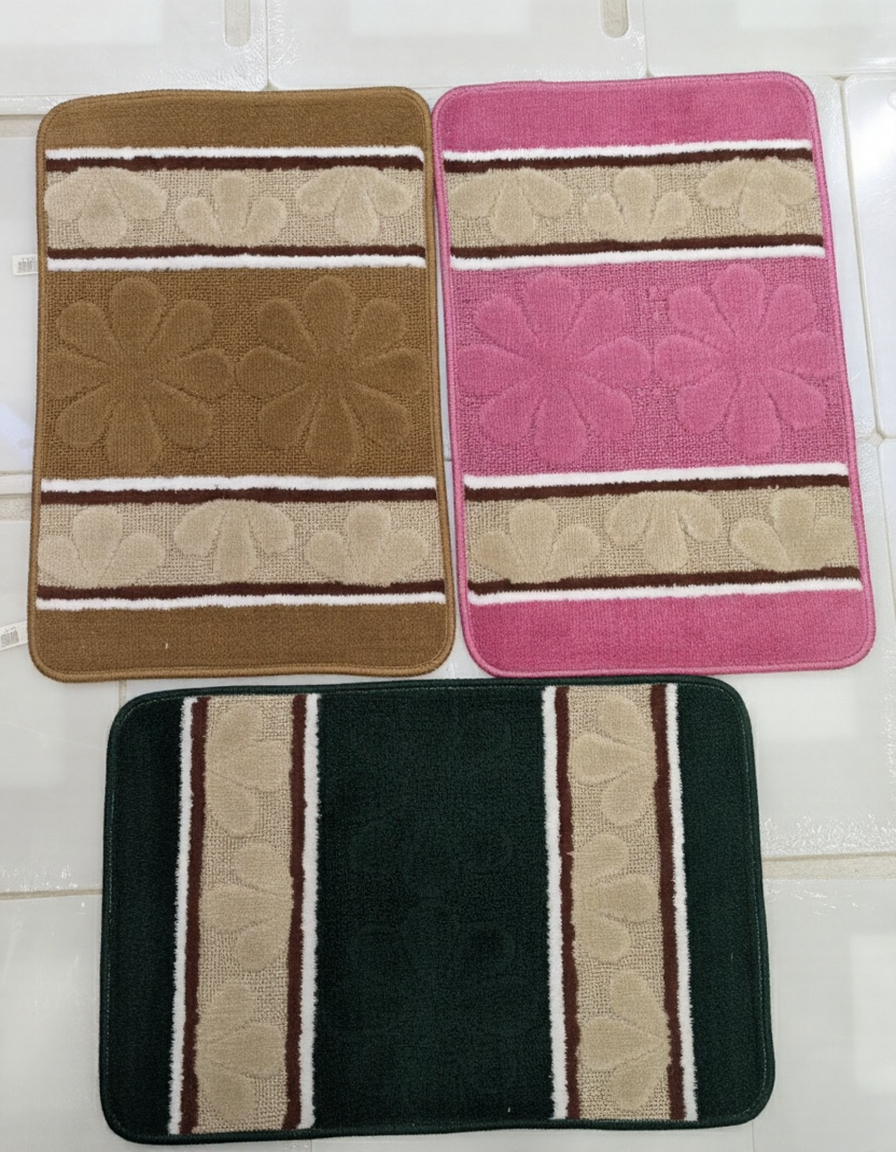 Luxury Anti Slip Bath Mat, Absorbent Microfiber Bath Mats, Non Slip Spa Quality Bath Mats
