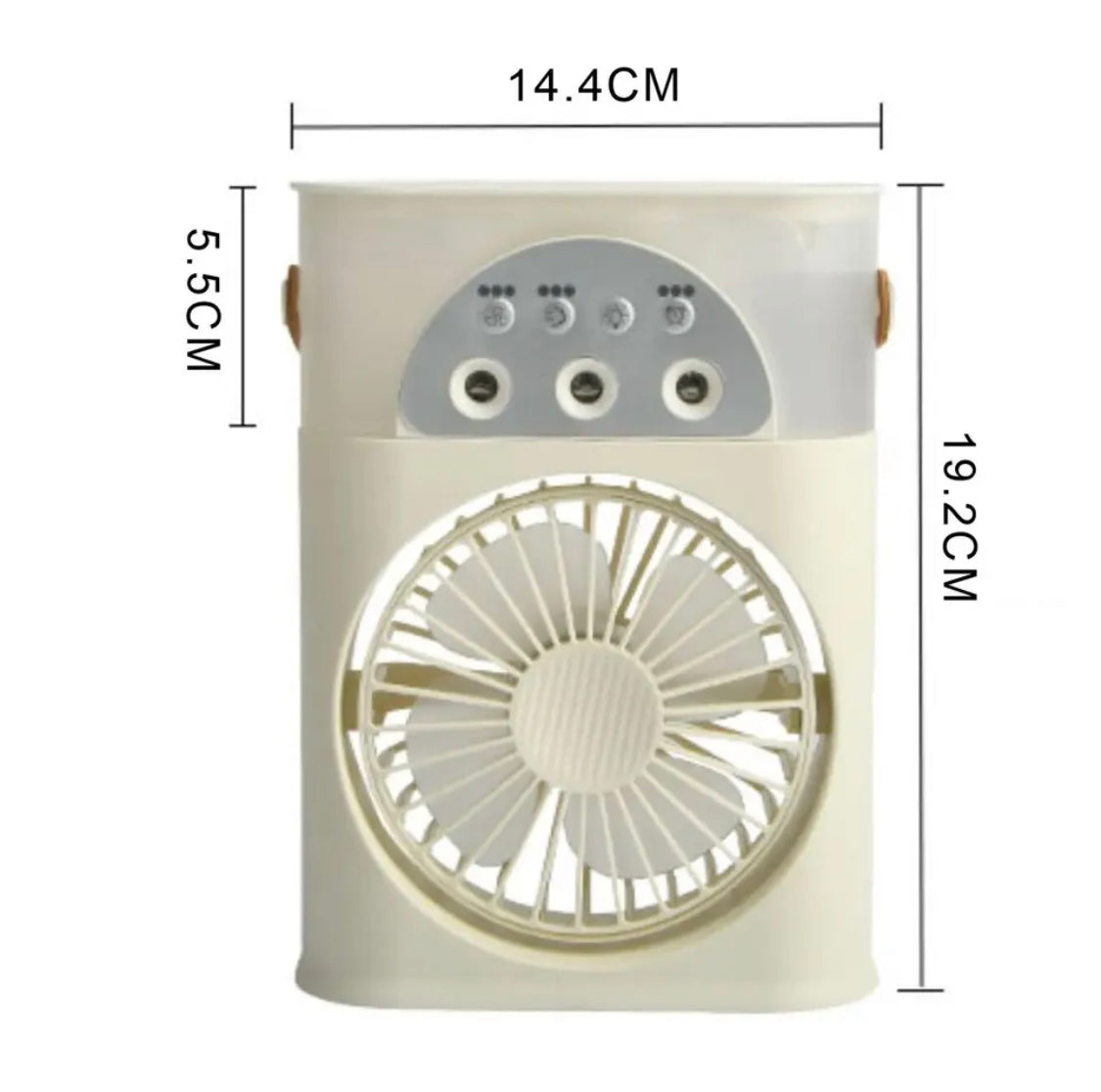 Mini Desktop Spray Humidifier, Portable Desktop Mini Electric Fan, 3 In 1 Fan Air Conditioner