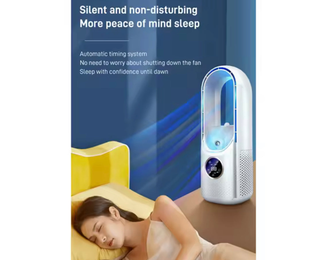 Adjustable Portable Air Cooling Fan, Portable USB Air Cooler, Desktop Humidifier Conditioning Fan, USB Air Cooler Electric Fan