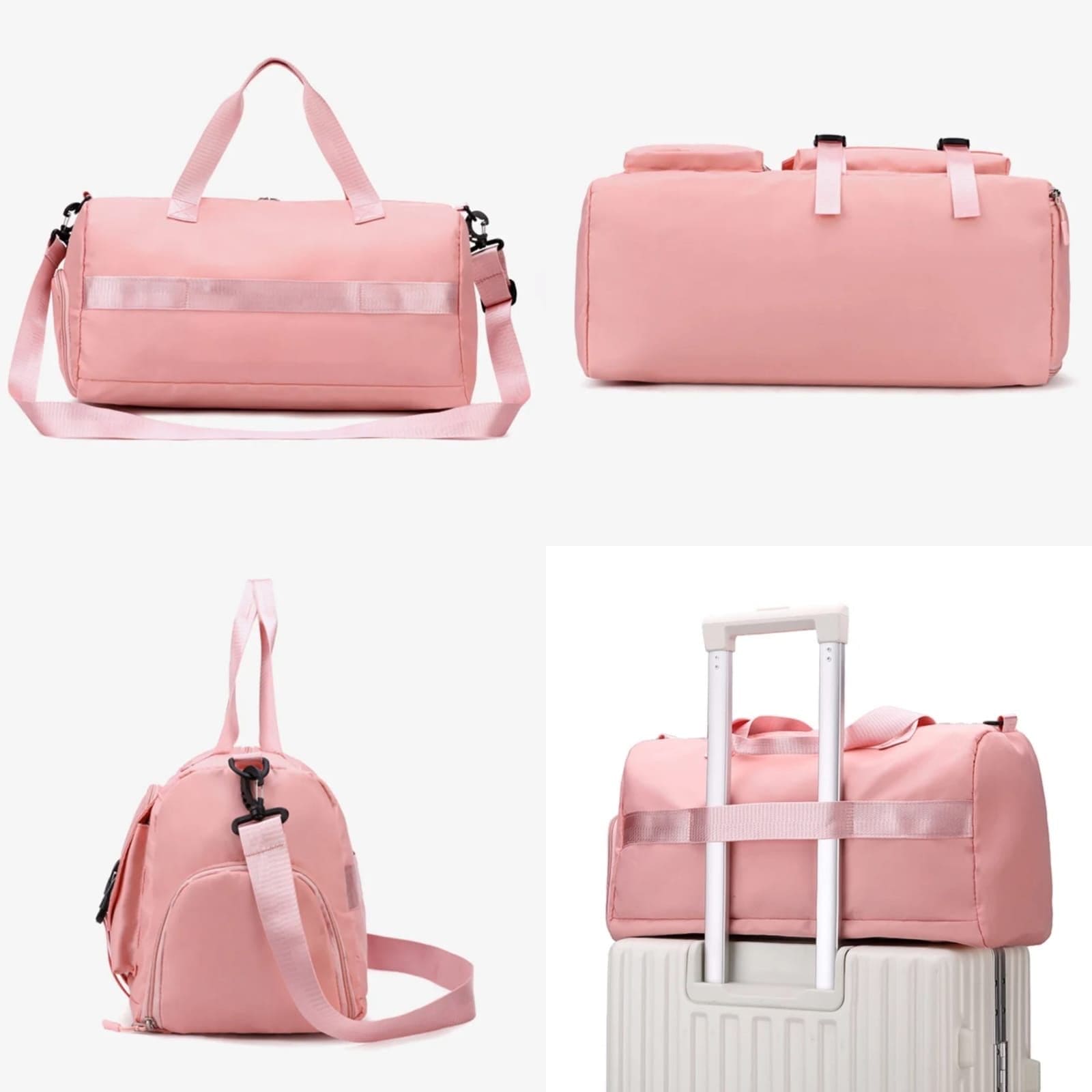 Luggage Travel Handbag, Weekend Travel Bag, Foldable Travel Duffel Bag, Tote Carry Luggage Bag, Men Women Bag, Sport Gym Duffel Bag, Outdoor Travel Bag, Waterproof Travel Bag With Shoe Compartment, Multipurpose Duffel Bag