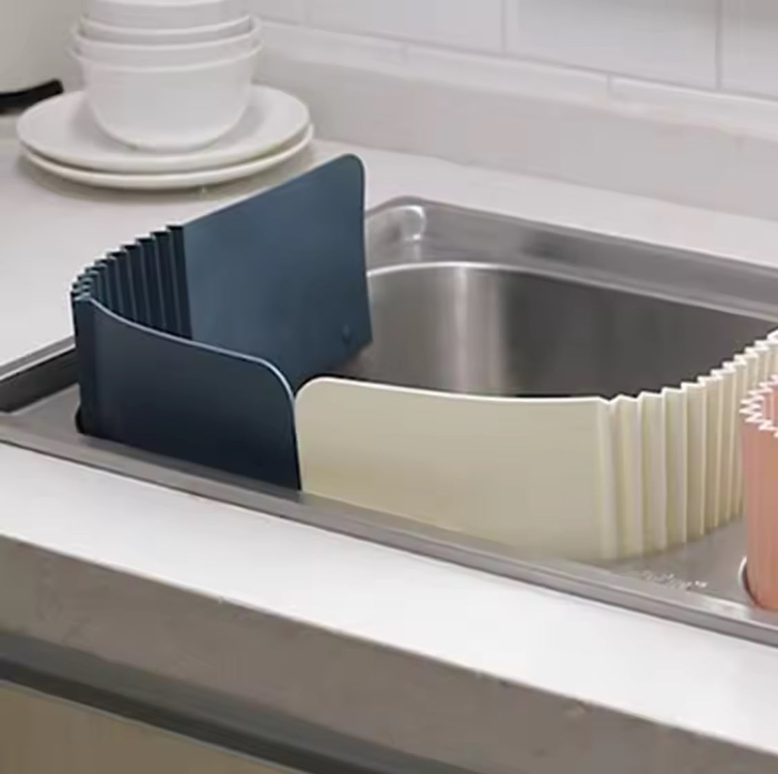 Foldable Kitchen Sink Splash Guard, Kitchen Sink Water Splash Guard, Anti Splash Stopper For Kitchen