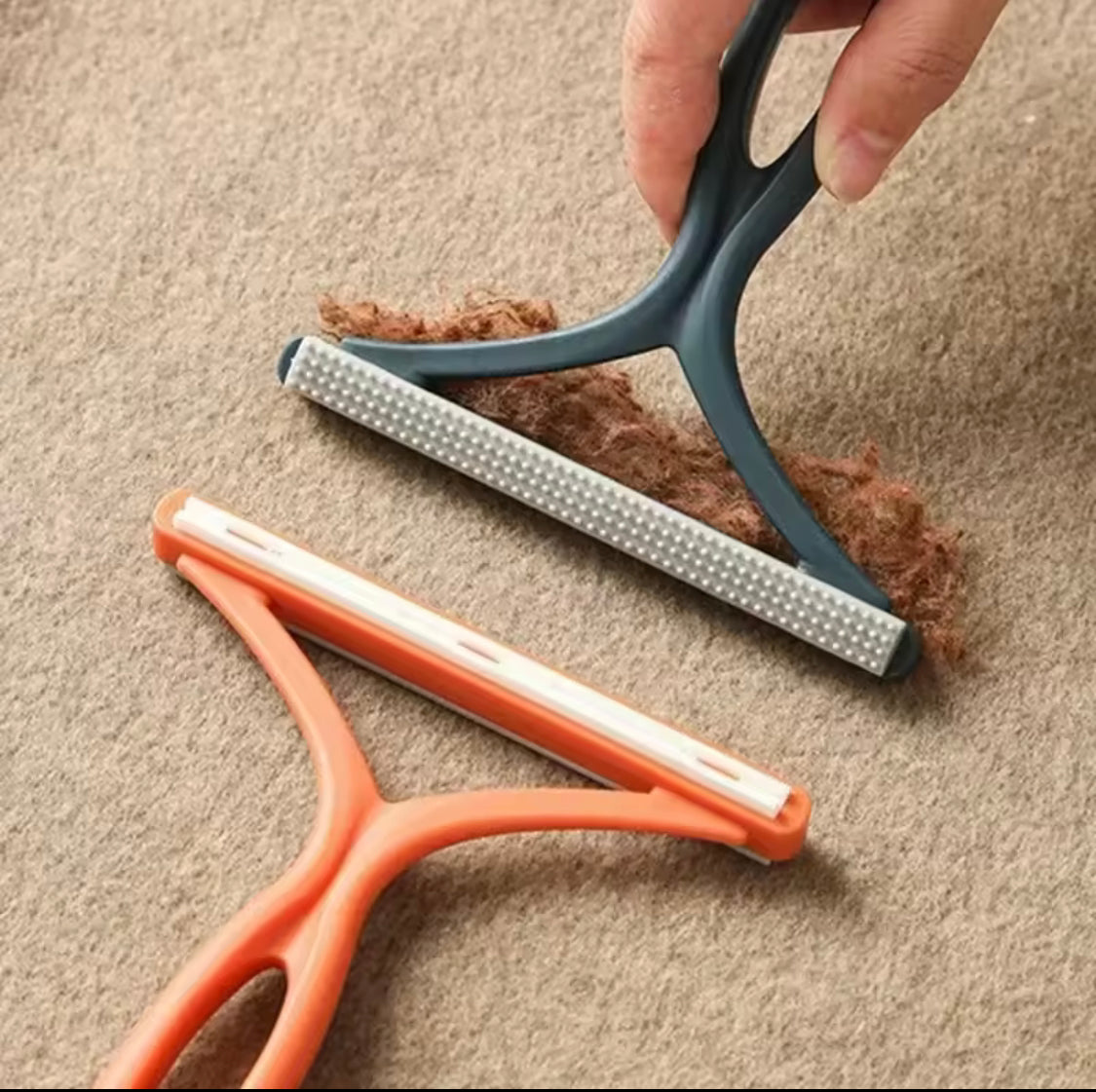 Double Sided Lint Remover, Portable Lint Roller Remover, Fuzz Lint Pet Hair Remover, Scrapper Cleaner Tool