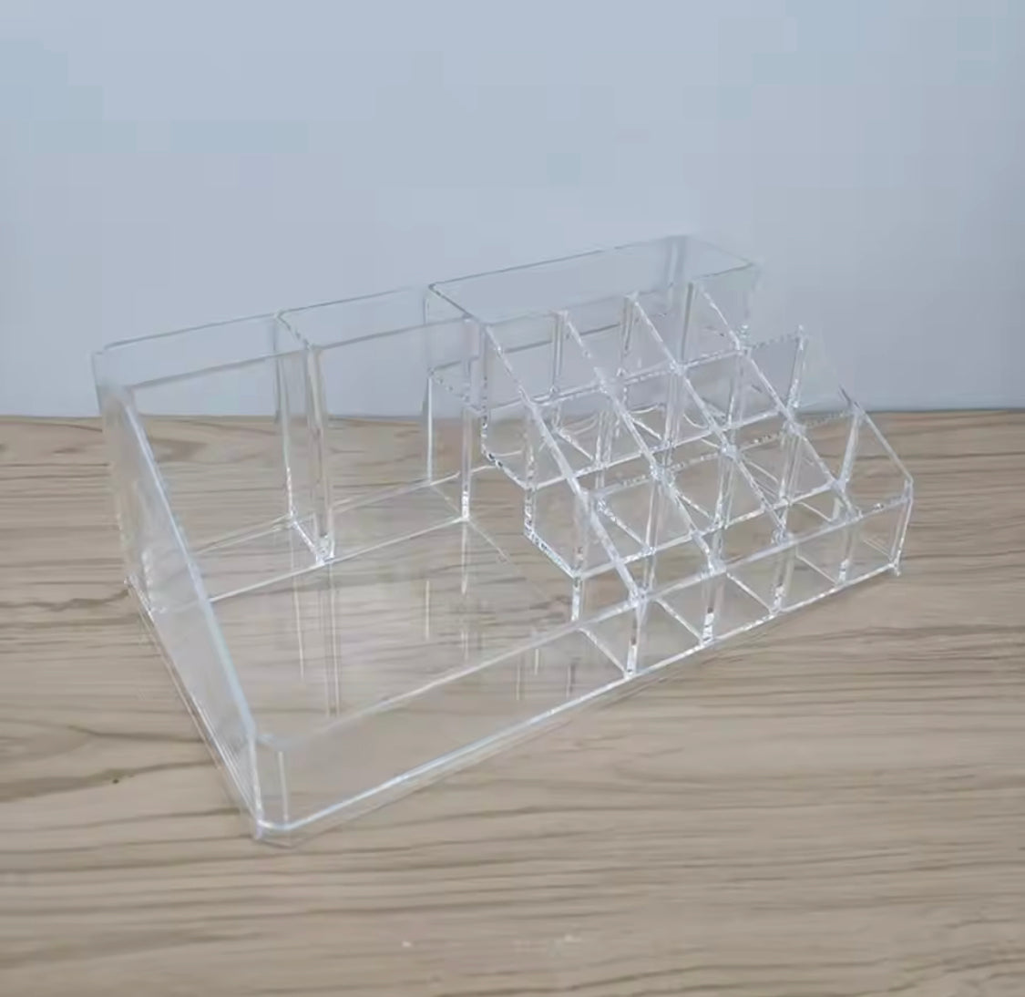 Acrylic Lipstick Display Rack, Transparent Cosmetic Makeup Brush Stand, Cosmetic Nail Polish Storage Rack