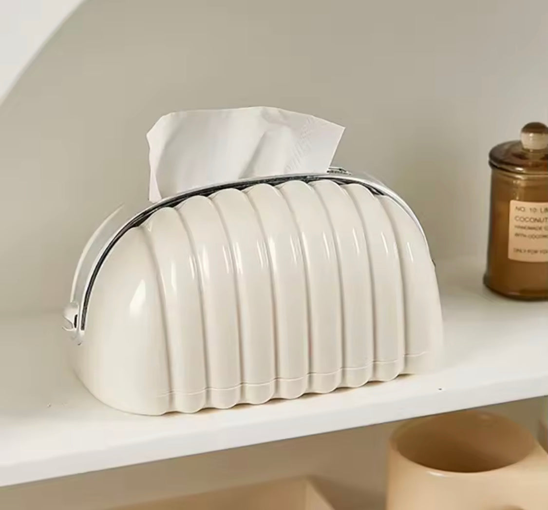 Luxury Bread Style Tissue Box, Creative Shell Tissue Box, Tea Table Decoration Napkin Paper Box