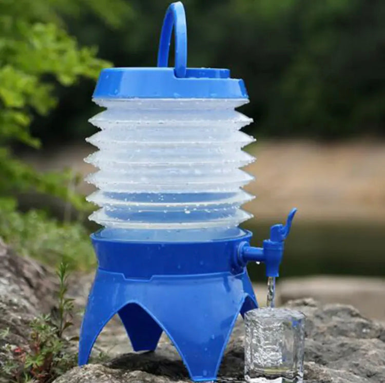 Outdoor Foldable Water Cooler, Folding Water Bucket, Multifunctional Water Dispenser, Collapsible Water Container