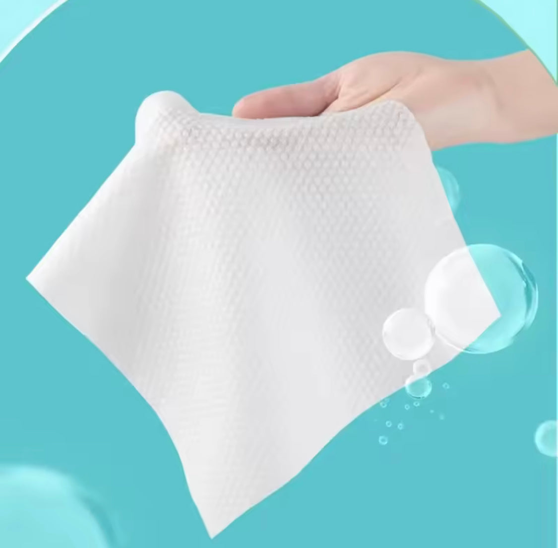70pcs Disposable Face Towel, Makeup Removing Soft Wipes, Dry Cleanser Towelettes