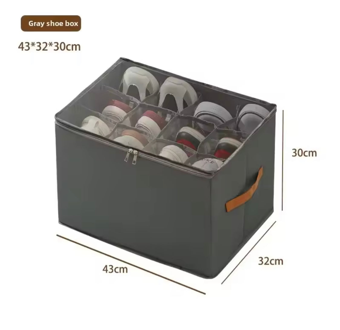 Multifunctional Foldable Clothes Organizer, Dustproof and Washable Storage Box, Foldable Shoe Organizer