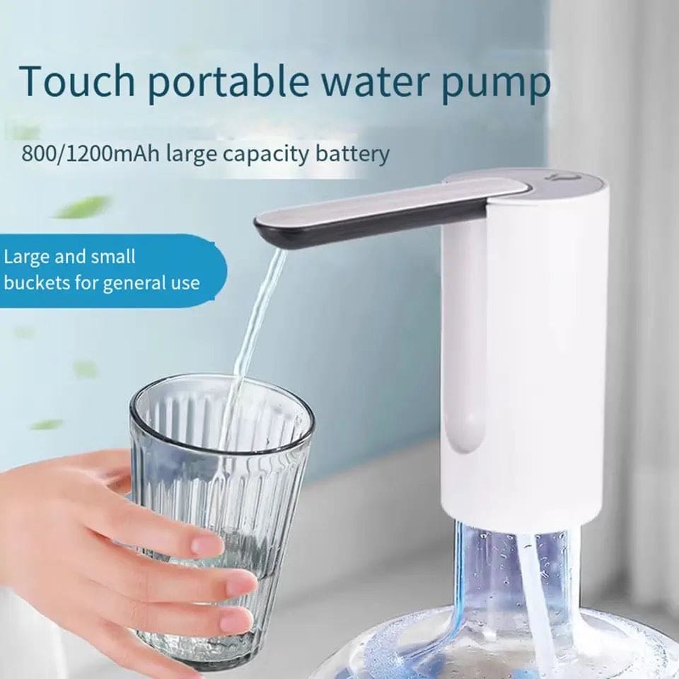 Foldable Water Dispenser, Automatic Mini Water Pump, Portable Home Water Bottle Pump, USB Rechargeable Barreled Water Pumping Device, Wireless Electric Water Jug Pump, Smart Desktop Drinking Beverage Dispenser